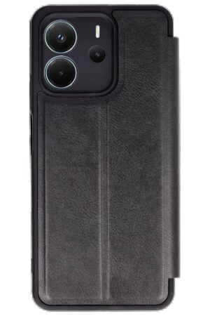 Xiaomi Redmi Note 14 4G Kılıf Flip Cover - Siyah-(5796)