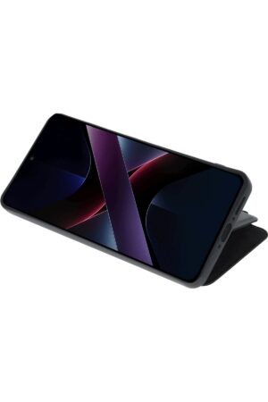 Xiaomi Poco X7 Pro Kılıf Flip Cover - Siyah-(5796)