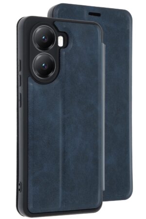 Xiaomi Poco X7 Pro Kılıf Flip Cover - Lacivert-(5796)