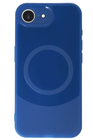 iPhone 16E Kılıf Maya Karbon Kapak - Lacivert-(5796)