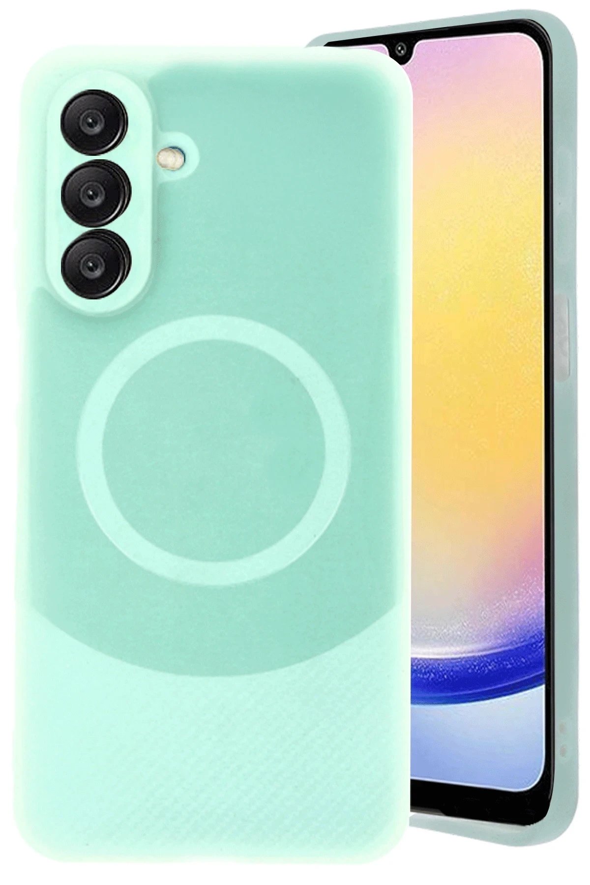 Samsung A36 Kılıf Maya Karbon Kapak - Su Yeşili-(5796) - Görsel 3