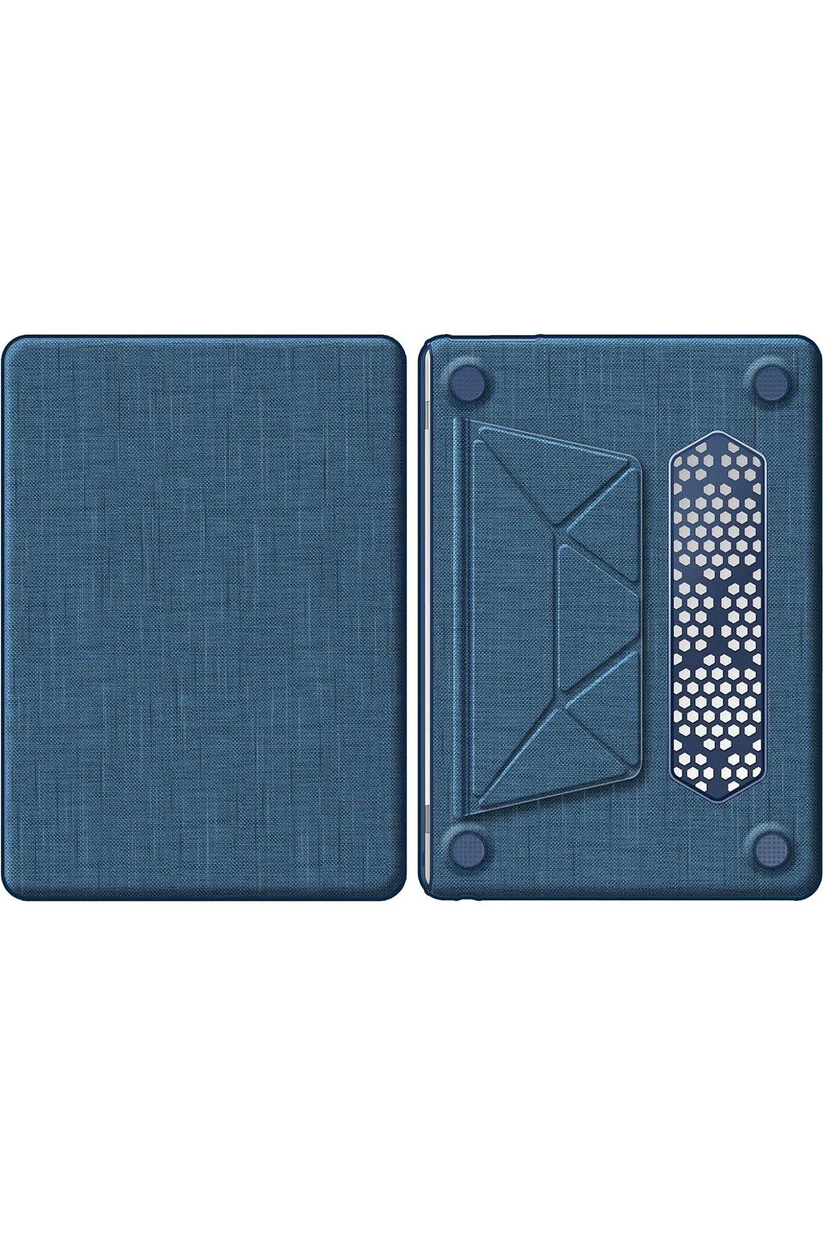 Macbook Pro 16 2021 Macbook Kumaş Kapak - Lacivert-(5796) - Görsel 2