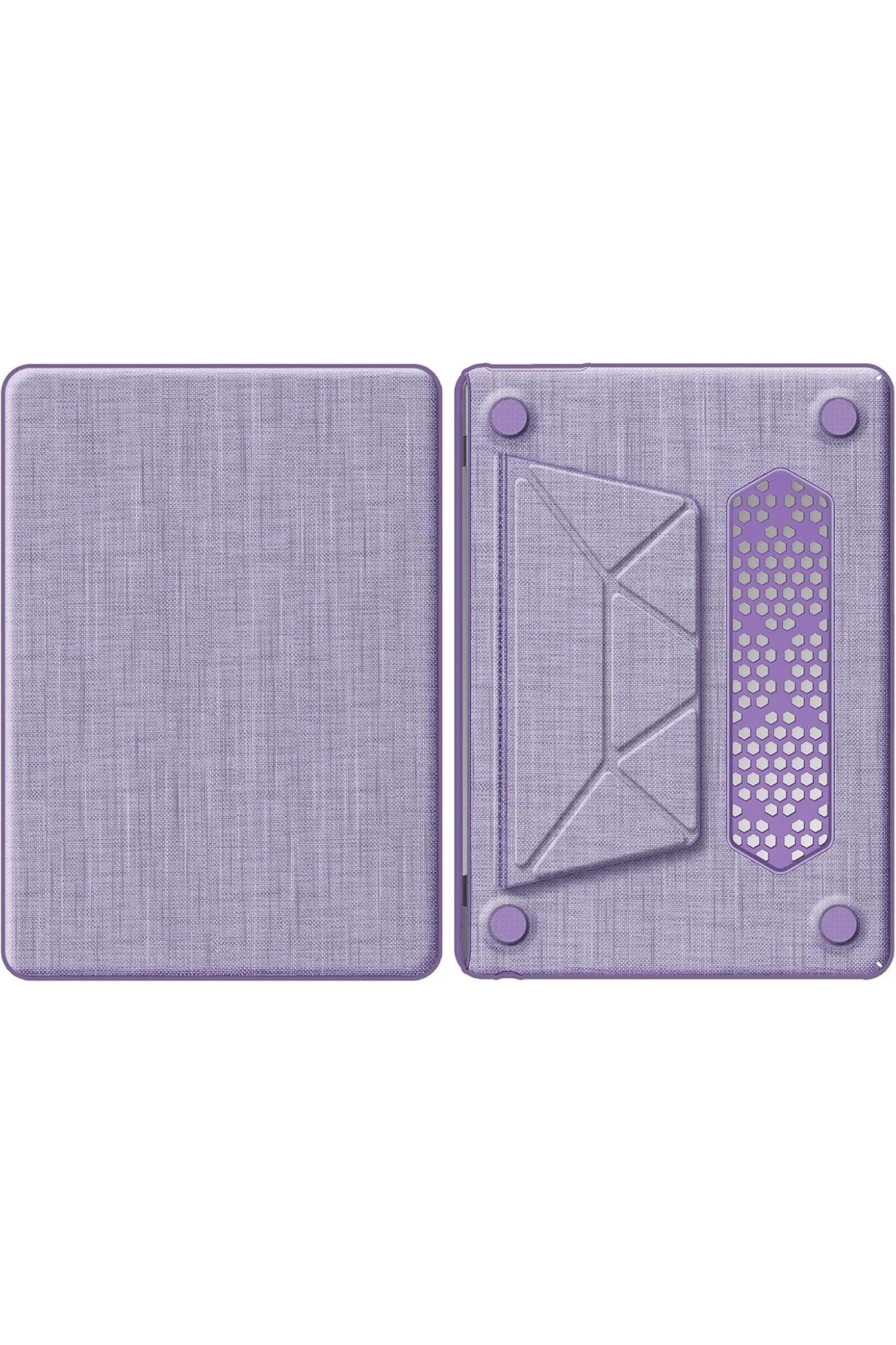 Macbook Air 13.6 Macbook Kumaş Kapak - Mor-(5796) - Görsel 2