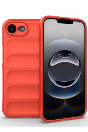 iPhone 16E Kılıf Optimum Silikon - Kırmızı-(5796)