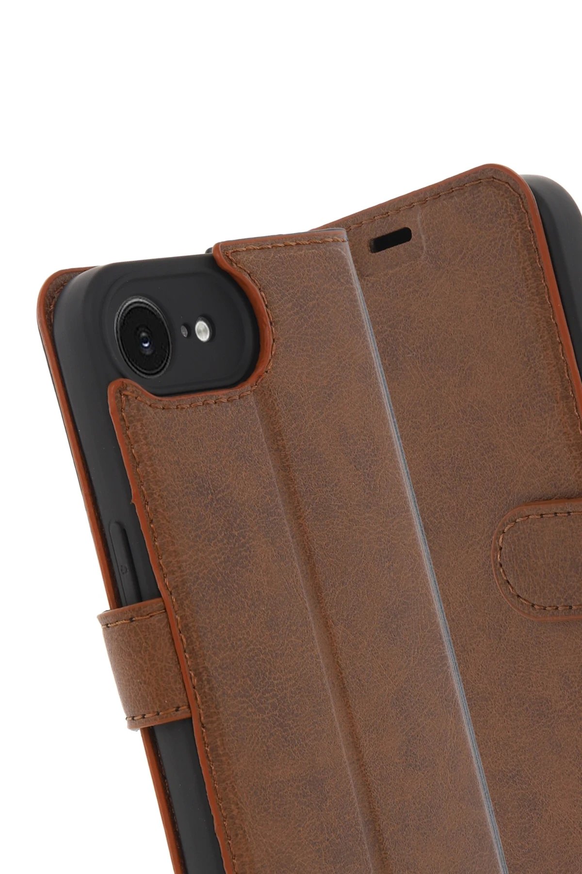 iPhone 16E Kılıf Trend S Plus Kapaklı Kılıf - Taba-(5796) - Görsel 2