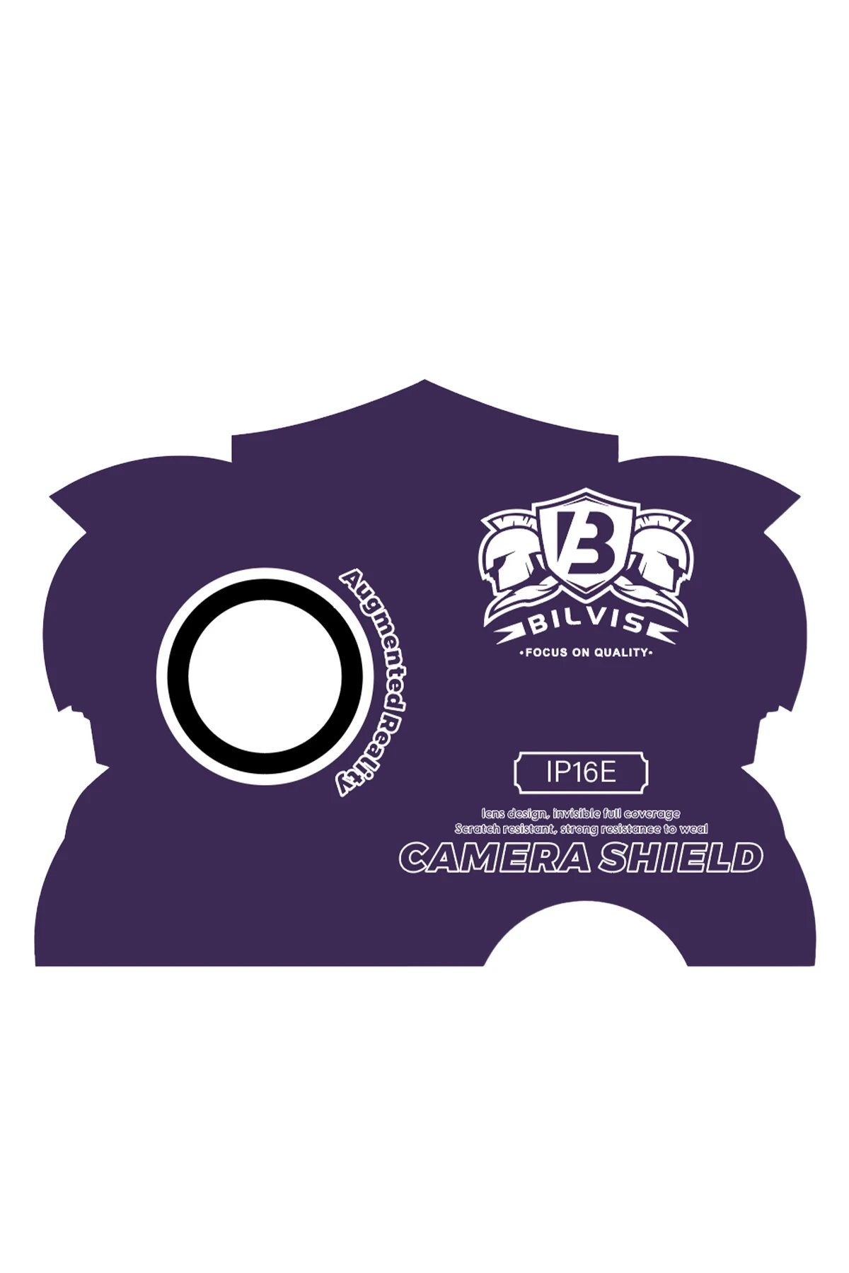 iPhone 16E Bilvis Titan Kamera Lens - Beyaz-(5796) - Görsel 2