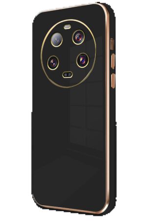 Xiaomi Mi 14 Ultra Kılıf Volet Silikon - Siyah-(5796)