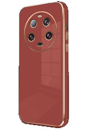 Xiaomi Mi 14 Ultra Kılıf Volet Silikon - Kırmızı-(5796)