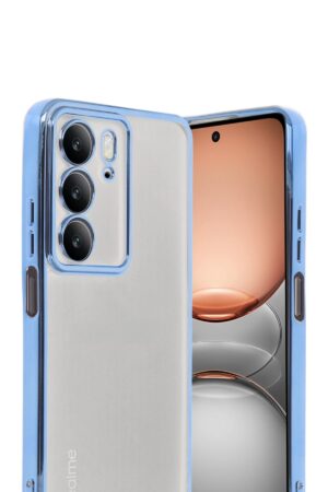Realme C75 4G Kılıf Lensli Silikon - Açık Mavi-(5796)