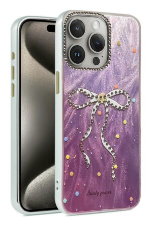 iPhone 15 Pro Kılıf Blade Aynalı Desenli Kapak - Desen 1-(5796)