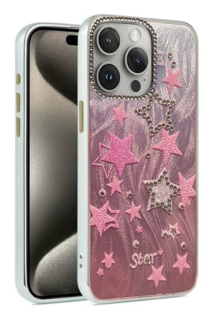 iPhone 14 Pro Kılıf Blade Aynalı Desenli Kapak - Desen 7-(5796)