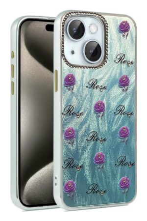 iPhone 15 Plus Kılıf Blade Aynalı Desenli Kapak - Desen 9-(5796)