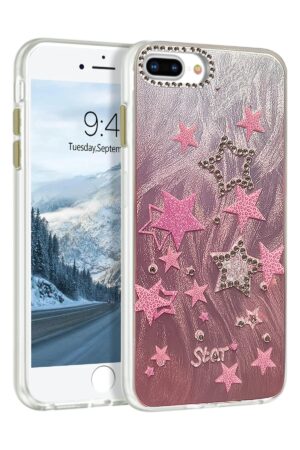 iPhone 7 Plus Kılıf Blade Aynalı Desenli Kapak - Desen 7-(5796)