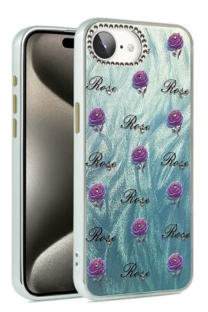 iPhone 16E Kılıf Blade Aynalı Desenli Kapak - Desen 9-(5796)