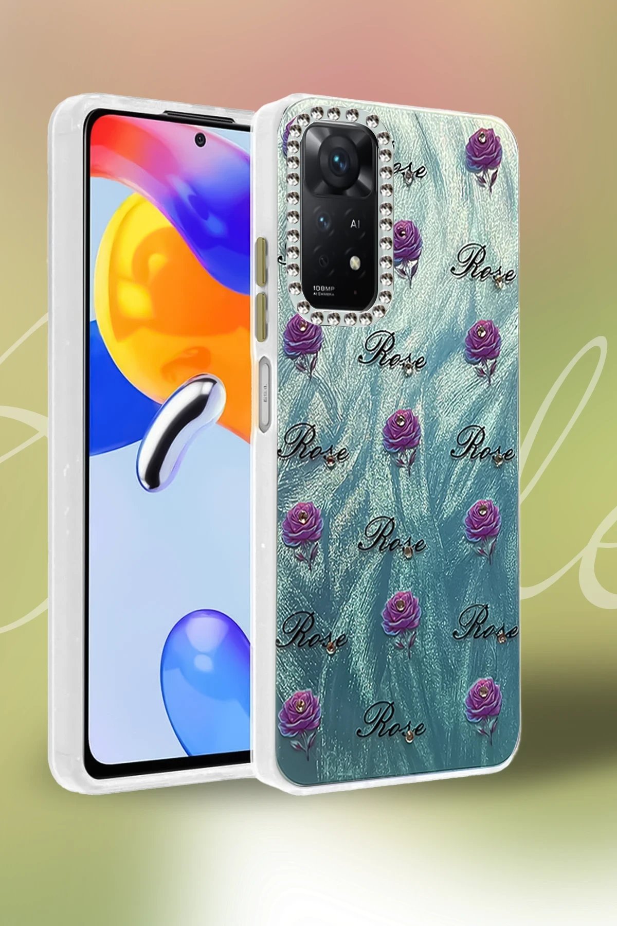 Xiaomi Redmi Note 12 Pro 4G Kılıf Blade Aynalı Desenli Kapak - Desen 5-(5796) - Görsel 2