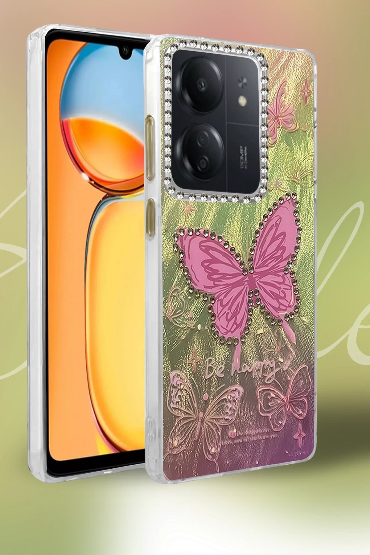 Xiaomi Redmi 13C Kılıf Blade Aynalı Desenli Kapak - Desen 2-(5796) - Görsel 2