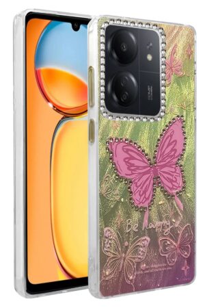 Xiaomi Redmi 13C Kılıf Blade Aynalı Desenli Kapak - Desen 5-(5796)