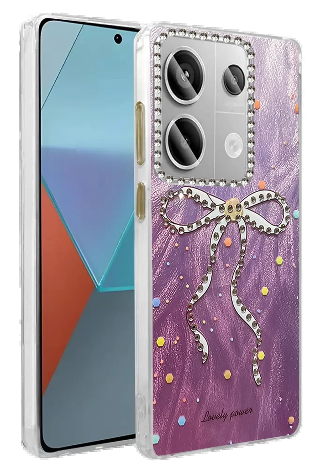 Xiaomi Redmi Note 13 Pro 4G Kılıf Blade Aynalı Desenli Kapak - Desen 1-(5796) - Görsel 2