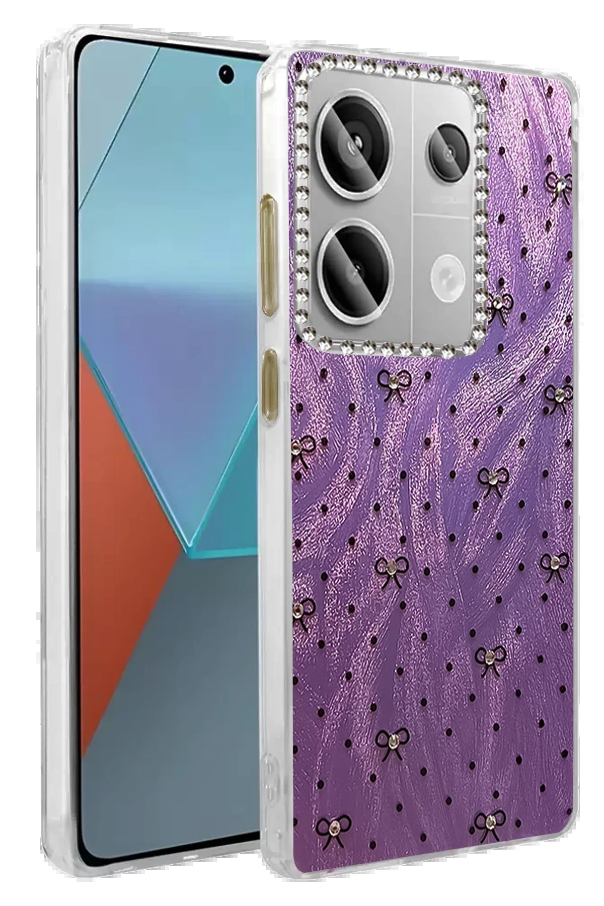 Xiaomi Redmi Note 13 Pro 4G Kılıf Blade Aynalı Desenli Kapak - Desen 2-(5796) - Görsel 2