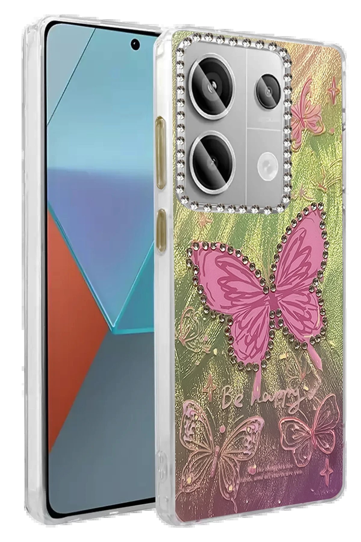 Xiaomi Redmi Note 13 Pro 4G Kılıf Blade Aynalı Desenli Kapak - Desen 5-(5796) - Görsel 2