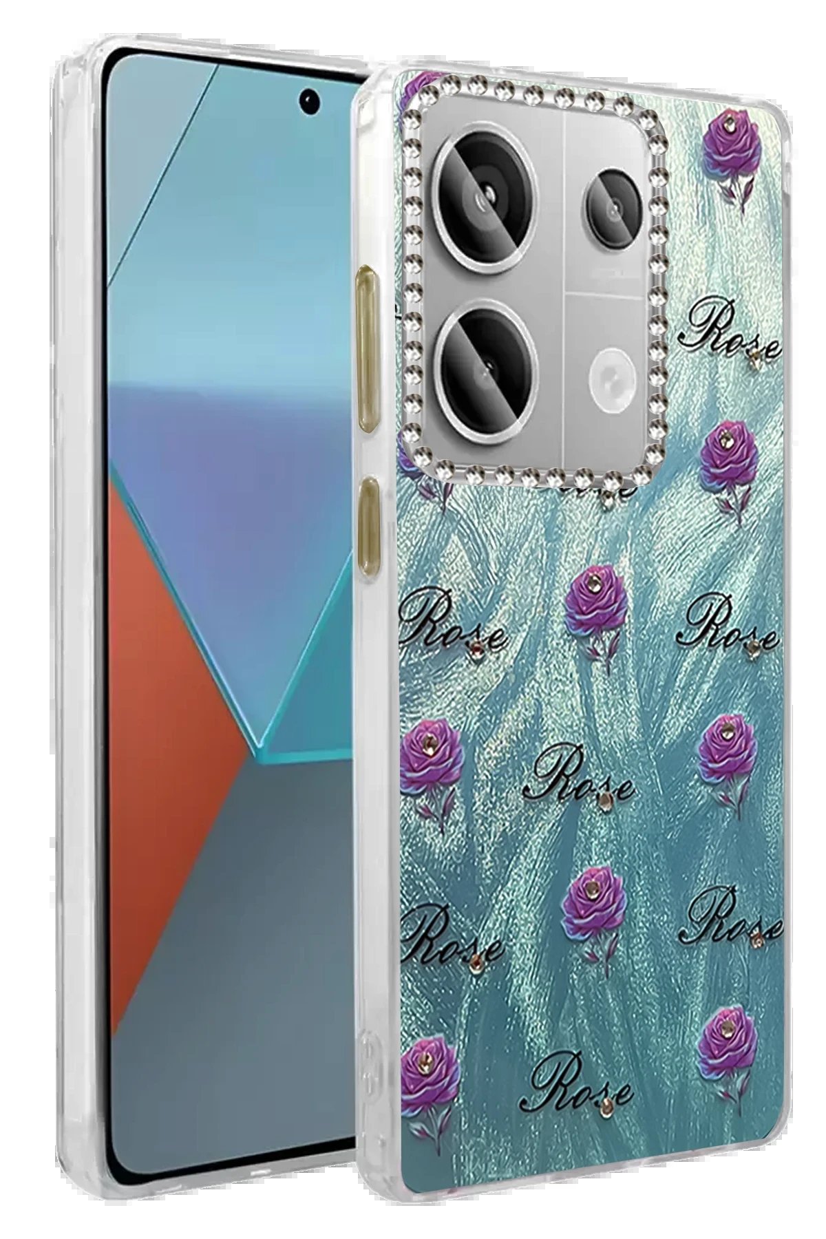 Xiaomi Redmi Note 13 Pro 4G Kılıf Blade Aynalı Desenli Kapak - Desen 9-(5796) - Görsel 2