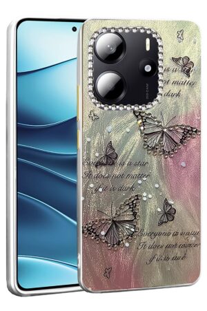 Xiaomi Redmi Note 14 4G Kılıf Blade Aynalı Desenli Kapak - Desen 6-(5796)