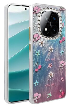 Xiaomi Redmi Note 14 Pro 4G Kılıf Blade Aynalı Desenli Kapak - Desen 4-(5796)