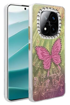 Xiaomi Redmi Note 14 Pro 4G Kılıf Blade Aynalı Desenli Kapak - Desen 5-(5796)