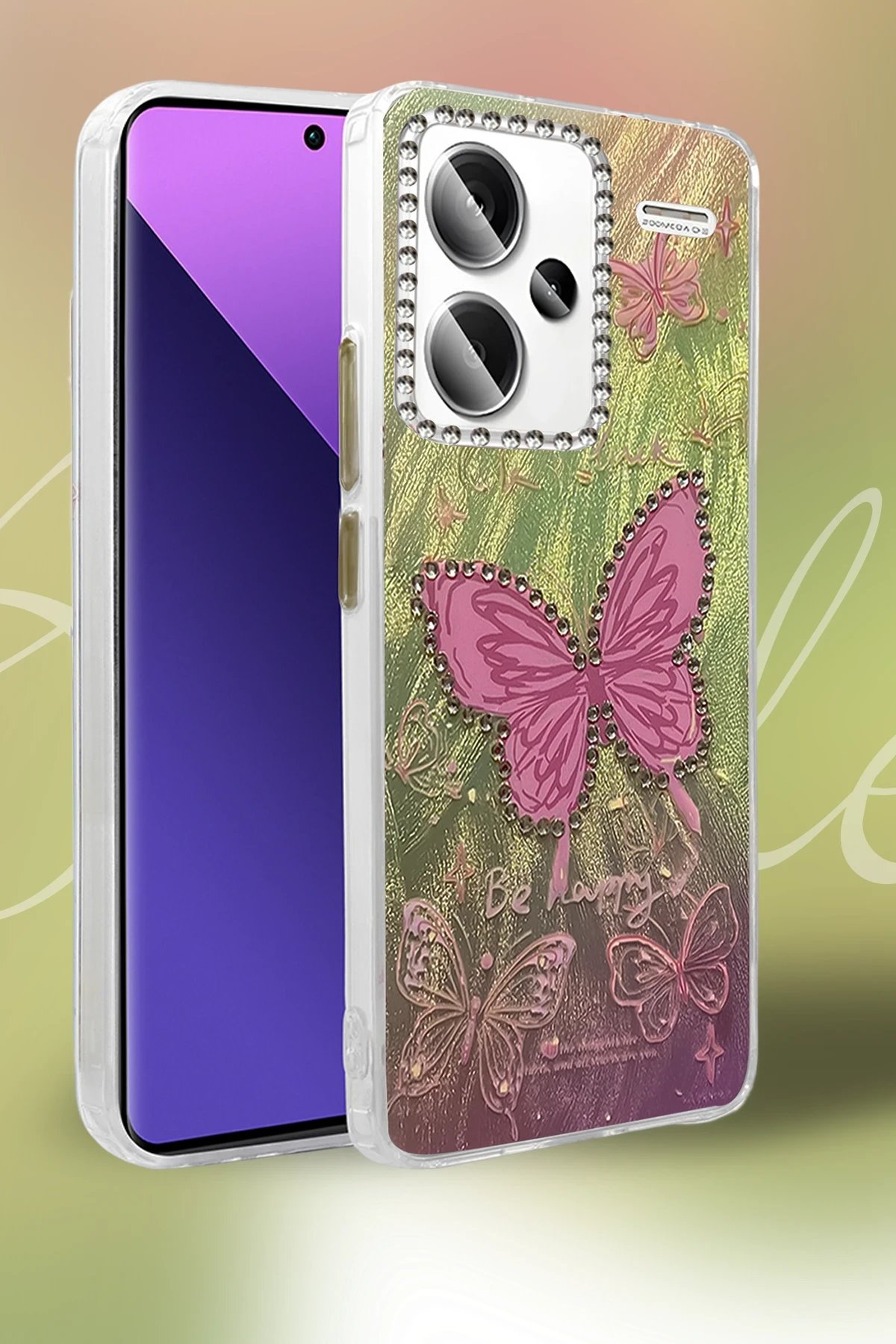 Xiaomi Redmi Note 13 Pro Plus Kılıf Blade Aynalı Desenli Kapak - Desen 1-(5796) - Görsel 2