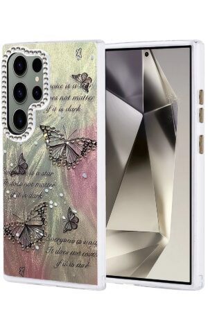 Samsung Galaxy S23 Ultra Kılıf Blade Aynalı Desenli Kapak - Desen 6-(5796)