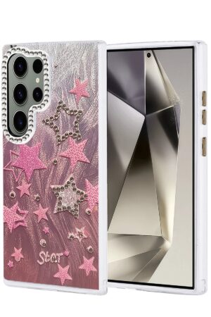 Samsung Galaxy S23 Ultra Kılıf Blade Aynalı Desenli Kapak - Desen 7-(5796)