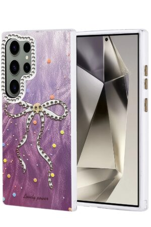 Samsung Galaxy S24 Ultra Kılıf Blade Aynalı Desenli Kapak - Desen 1-(5796)