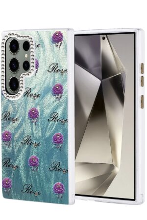 Samsung Galaxy S24 Ultra Kılıf Blade Aynalı Desenli Kapak - Desen 9-(5796)