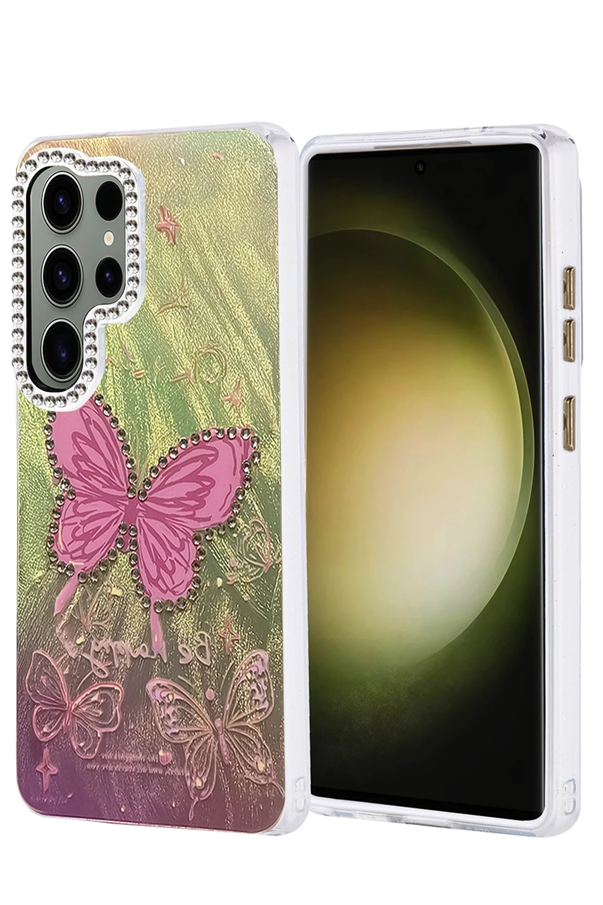 Samsung Galaxy S25 Ultra Kılıf Blade Aynalı Desenli Kapak - Desen 5-(5796)