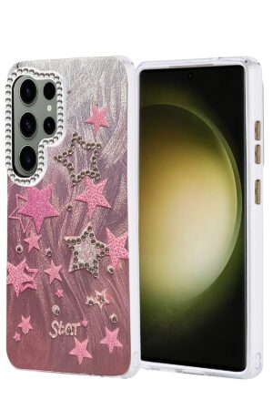 Samsung Galaxy S25 Ultra Kılıf Blade Aynalı Desenli Kapak - Desen 7-(5796)