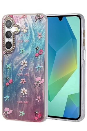Samsung Galaxy A14 4G Kılıf Blade Aynalı Desenli Kapak - Desen 4-(5796)