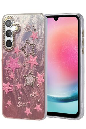 Samsung Galaxy A24 4G Kılıf Blade Aynalı Desenli Kapak - Desen 7-(5796)