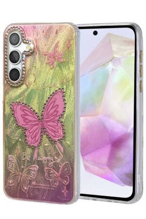 Samsung Galaxy A35 5G Kılıf Blade Aynalı Desenli Kapak - Desen 5-(5796)