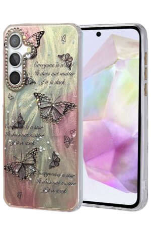 Samsung Galaxy A35 5G Kılıf Blade Aynalı Desenli Kapak - Desen 6-(5796)