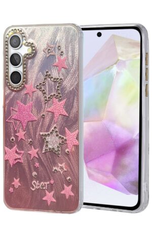 Samsung Galaxy A35 5G Kılıf Blade Aynalı Desenli Kapak - Desen 7-(5796)