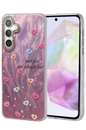 Samsung Galaxy A35 5G Kılıf Blade Aynalı Desenli Kapak - Desen 8-(5796)