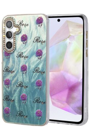 Samsung Galaxy A35 5G Kılıf Blade Aynalı Desenli Kapak - Desen 9-(5796)