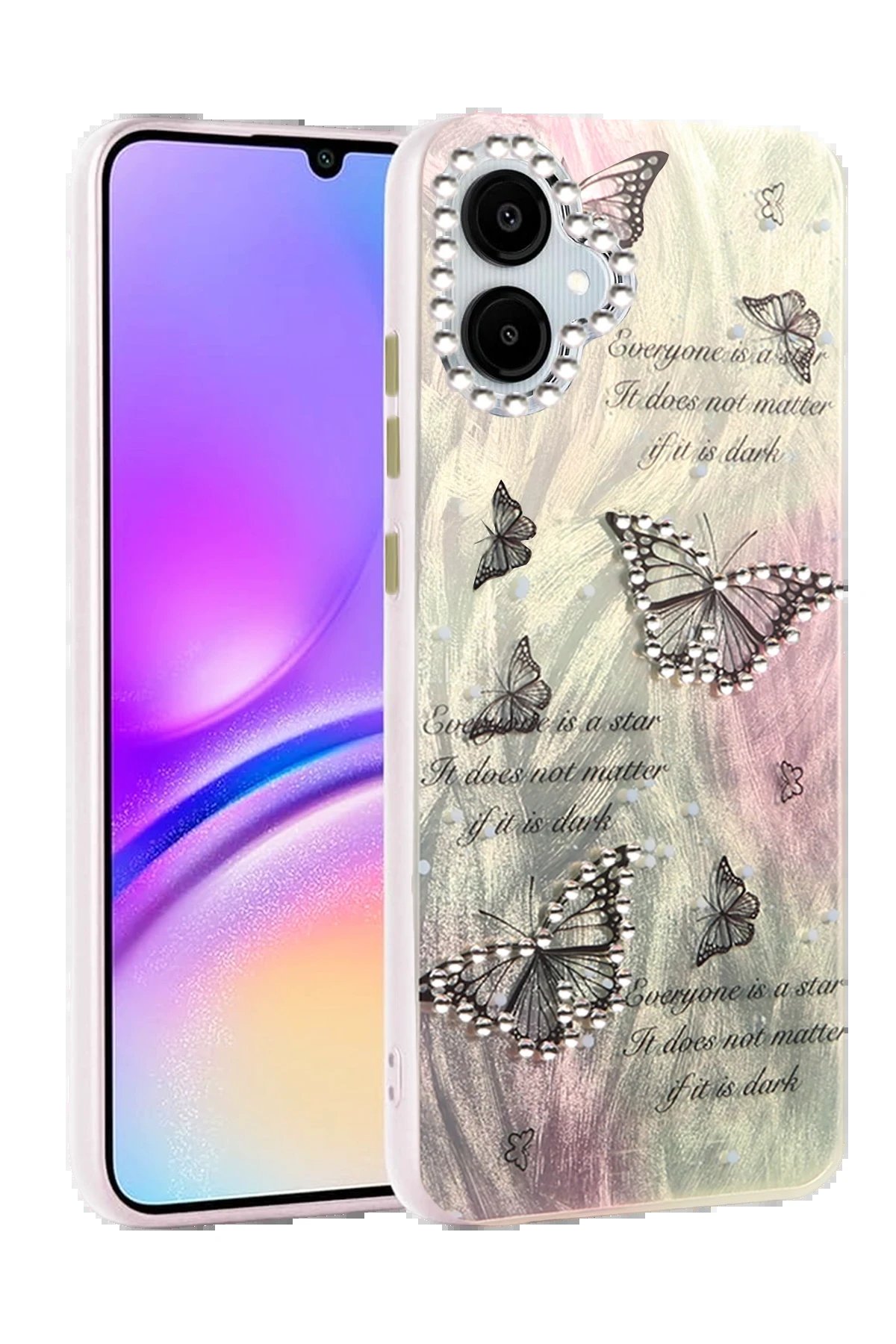 Samsung Galaxy A06 Kılıf Blade Aynalı Desenli Kapak - Desen 6-(5796)