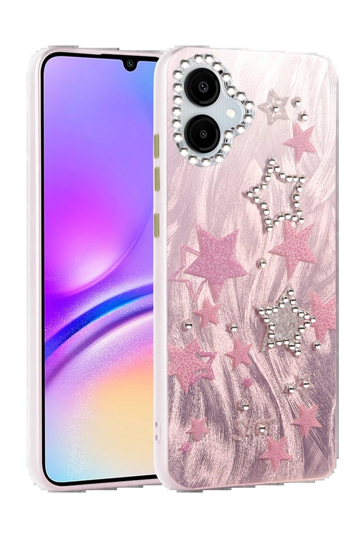 Samsung Galaxy A06 Kılıf Blade Aynalı Desenli Kapak - Desen 7-(5796)