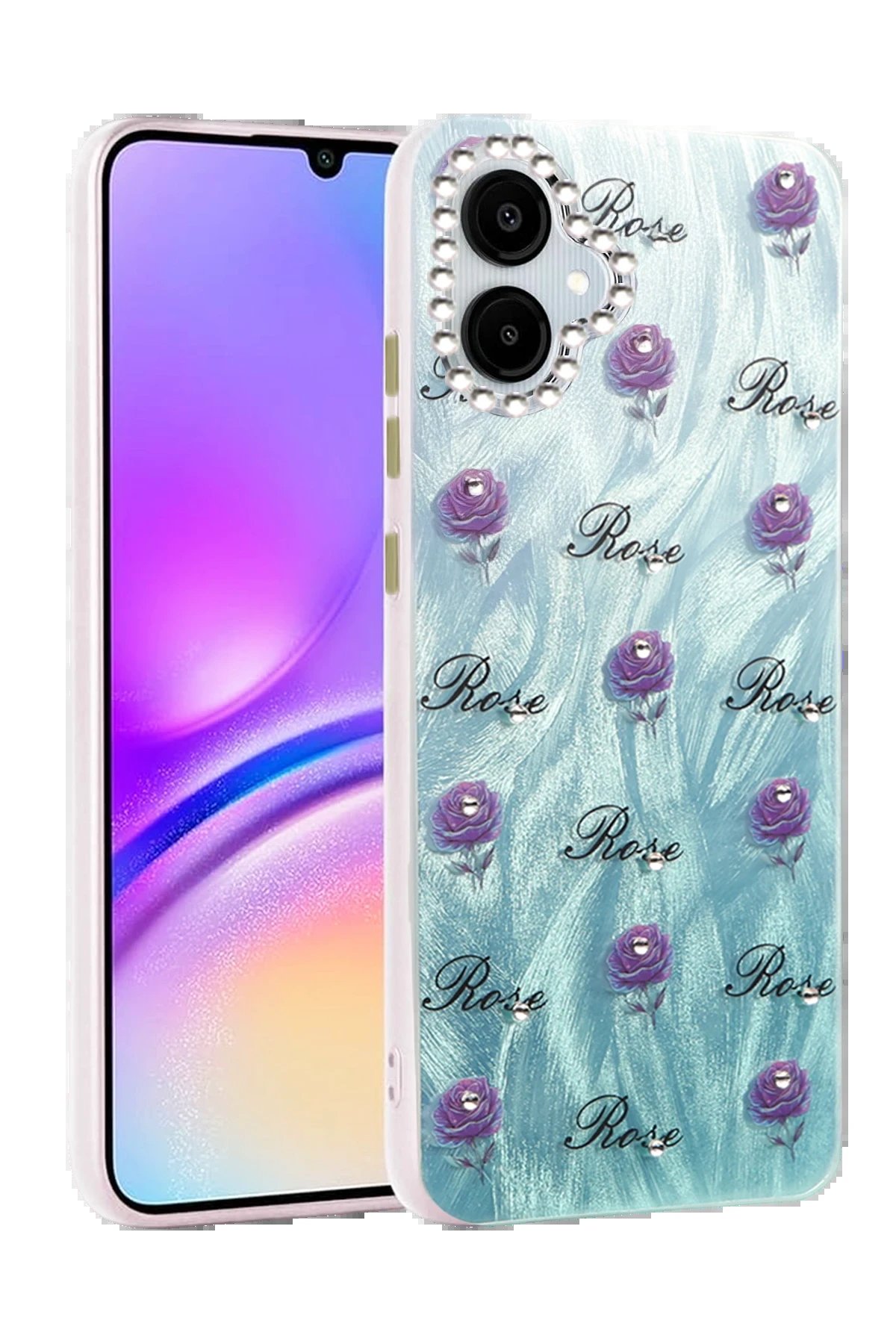 Samsung Galaxy A06 Kılıf Blade Aynalı Desenli Kapak - Desen 9-(5796)