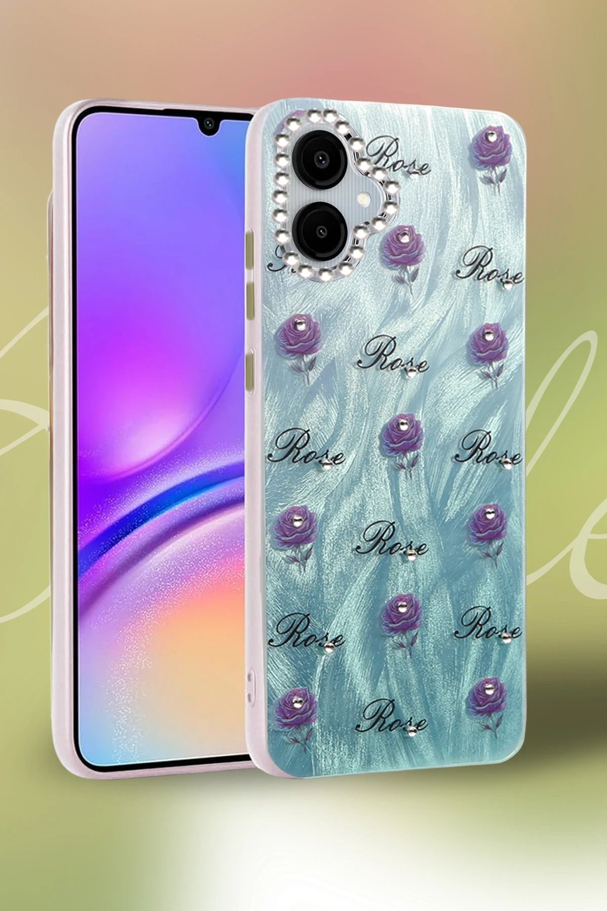 Samsung Galaxy A06 Kılıf Blade Aynalı Desenli Kapak - Desen 9-(5796) - Görsel 2