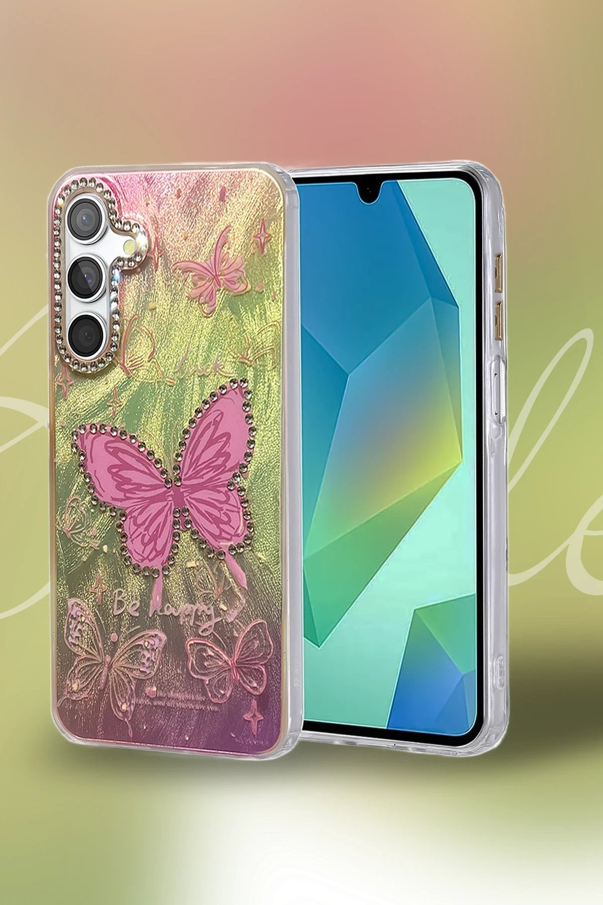 Samsung Galaxy A36 Kılıf Blade Aynalı Desenli Kapak - Desen 5-(5796) - Görsel 2