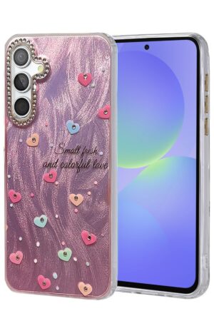 Samsung Galaxy A36 Kılıf Blade Aynalı Desenli Kapak - Desen 8-(5796)