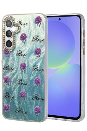 Samsung Galaxy A36 Kılıf Blade Aynalı Desenli Kapak - Desen 9-(5796)