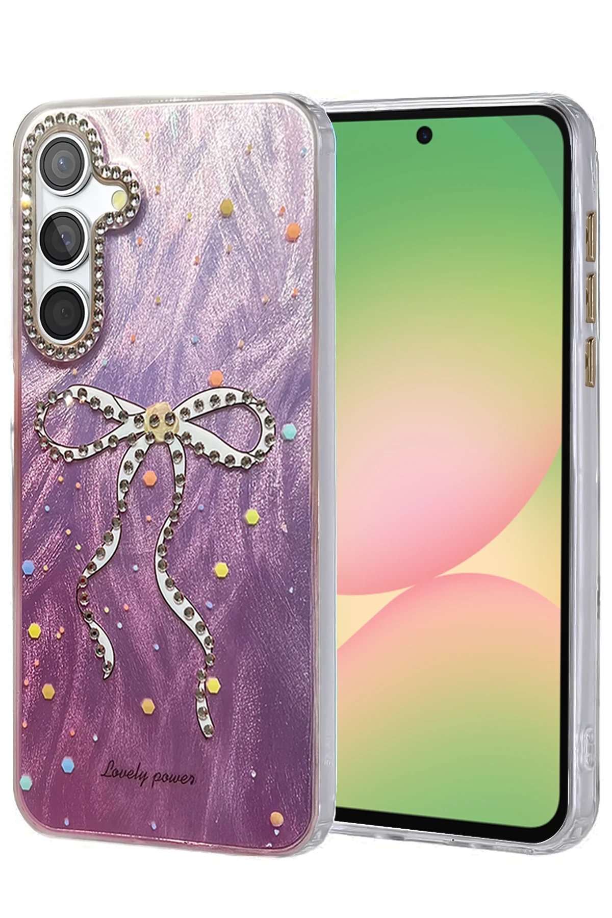 Samsung Galaxy A56 Kılıf Blade Aynalı Desenli Kapak - Desen 1-(5796)